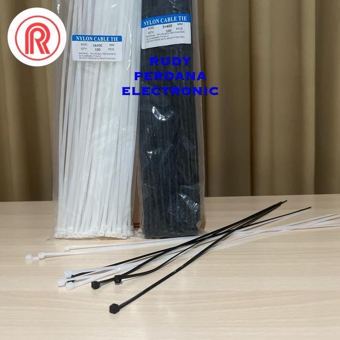 

New NYLON CABLE TIE KABEL TIES NILON 5x400MM 5 x 400 MM 40 CM