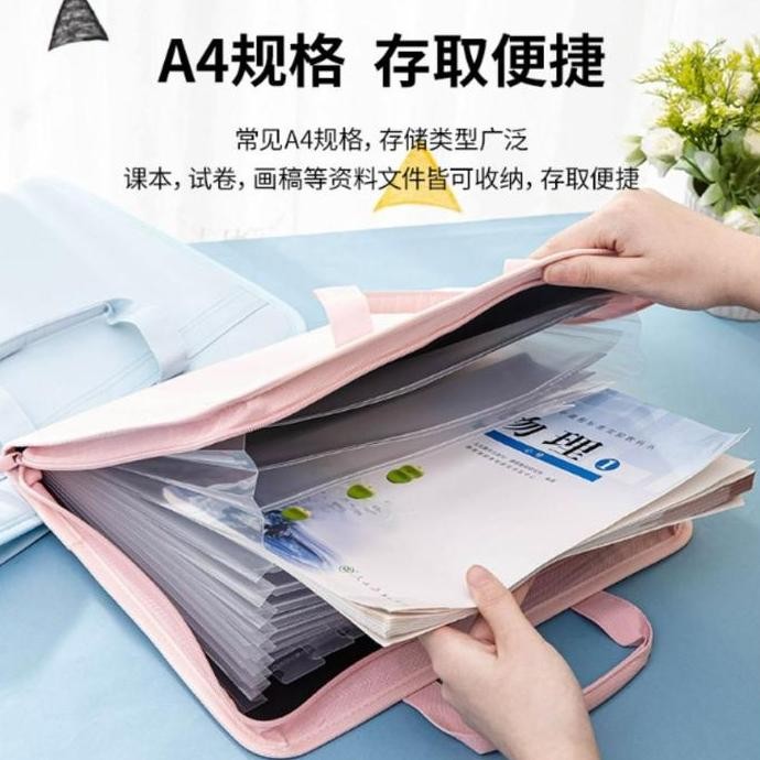 

New Document Bag / Tas Dokumen File Deli A4 13 Sekat 72561