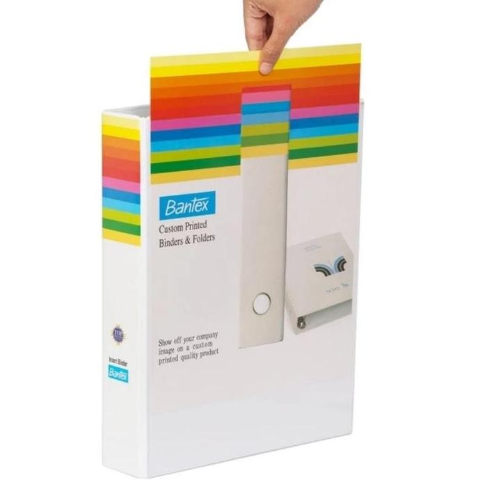 

New Bantex Insert Ring Binder 2 Ring A4 White 8552-07 Putih 52mm ( 5.2 Cm