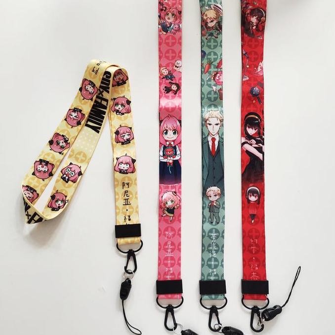 

New Tali Kalung Lanyard Strap Anime Spy x Family Anya Loid Yor Forger