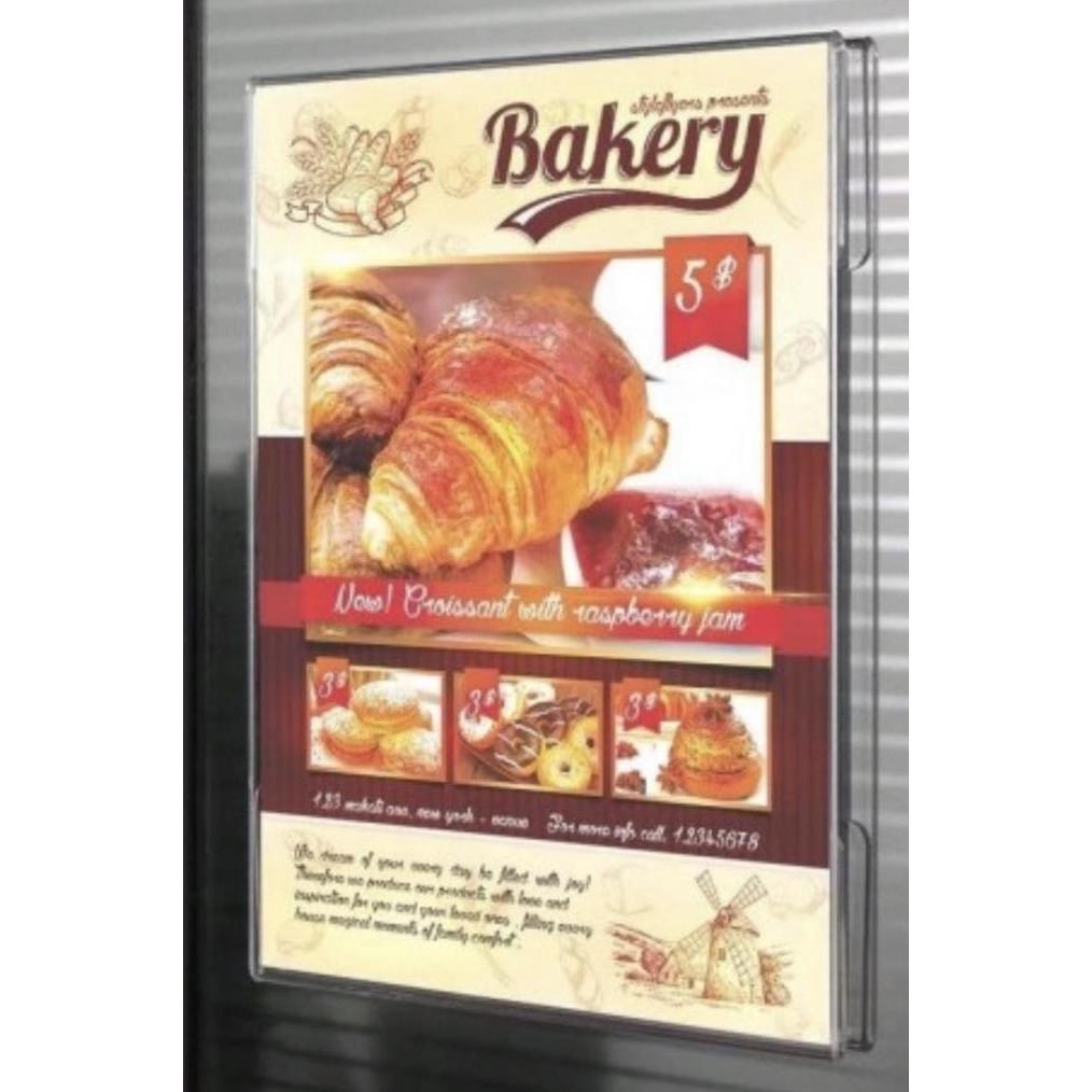 

New TEMPAT BROSUR ACRYLIC/AKRILIK TEMPEL/SIGH HOLDER AKRILIK A4 30x21 cm