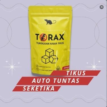 Torax Anti Tikus - Racun Tikus Formula Terbaru - Basmi Hama Tikus - Tikus Mati Kering Tidak Berbau