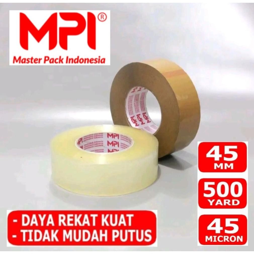 

Rd1- Lakban Jumbo Mpi Bening / Coklat 45 Mm X 500 Yard Isolasi Master Pack Indonesia 45Mm X 500Yard 500Y Cokelat