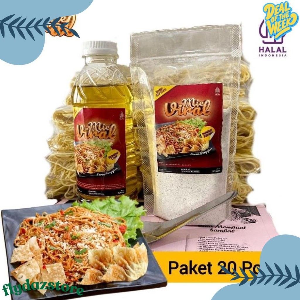 

Paket Tester 20 Porsi Peluang Bisnis Makanan Kekinian Mie Newmind Level Pedas Ide Jualan Dirumah Terlengkap Dan Termurah