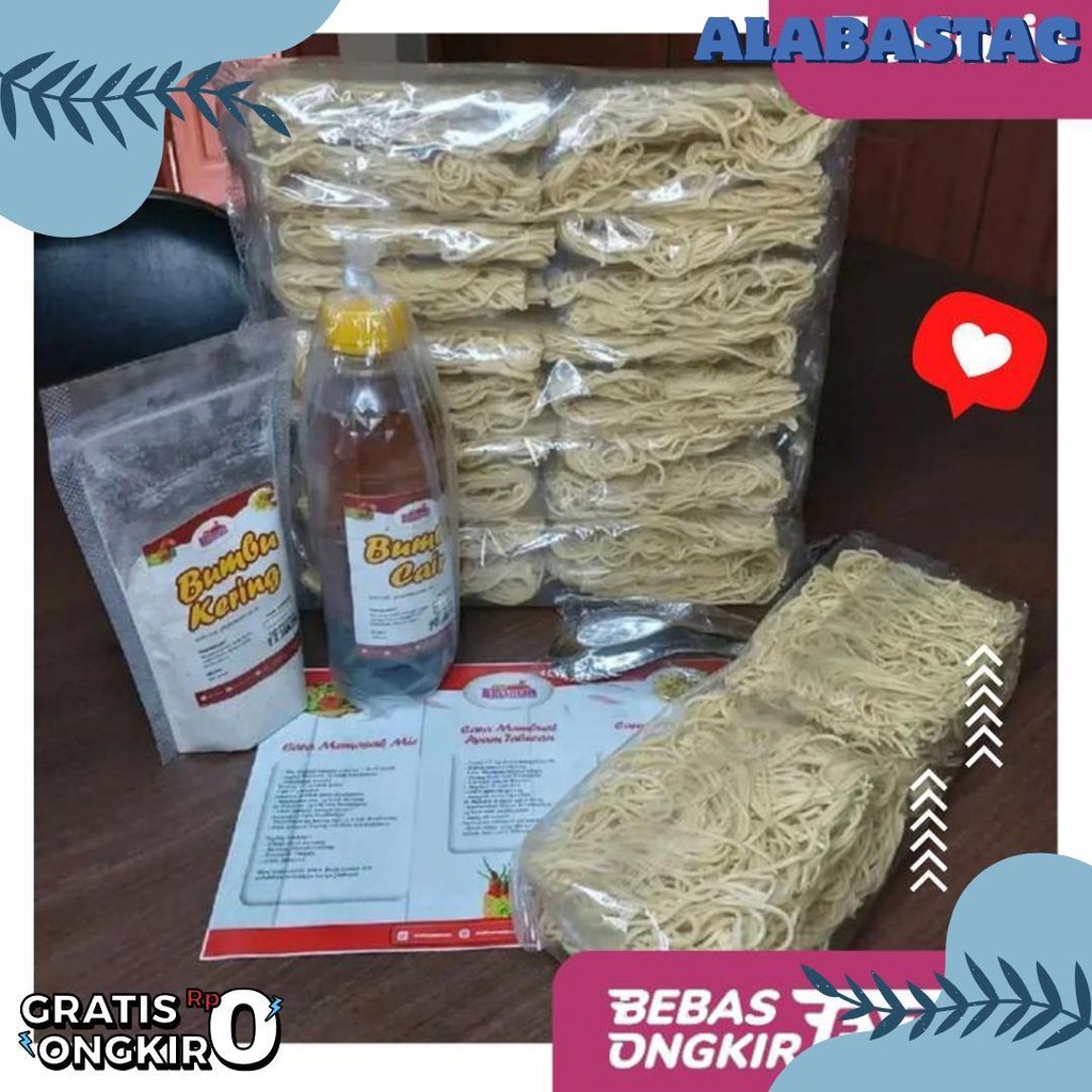 

Paket Bahan Baku Mie Newmind 20 Porsi Ala Mie Gacoan | Wizzmie | Mie Kober Terlengkap Dan Termurah