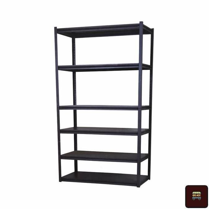 KRISBOW Rak Besi | Rak Gudang 6 Susun Serbaguna 120x60x220 Cm - Abuabu