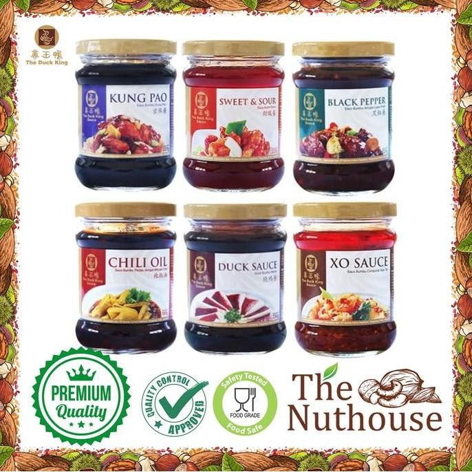 

The Duck King All Variant Sauce Bottle / Botol Saus - XO / Duck / Kung Pao / Chili Oil / Sweet & Sour / Black Pepper [HALAL]