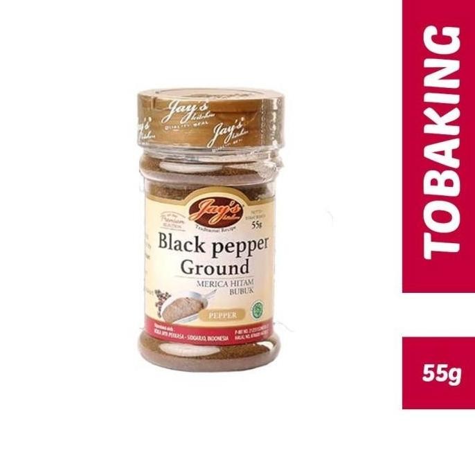 

Jay's Black Pepper Ground | Lada Hitam Bubuk Jays | Jay Lada Hitam