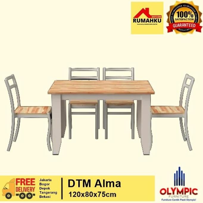 Meja Makan Plastic DTM 505 ALMA - Olymplast