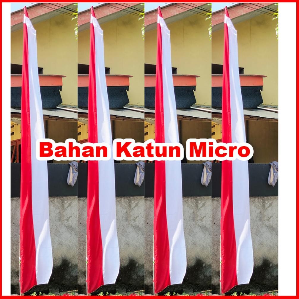 Bendera Umbul Umbul Layur Merah Putih/Umbul Umbul Panjang - Umbul" Bandir