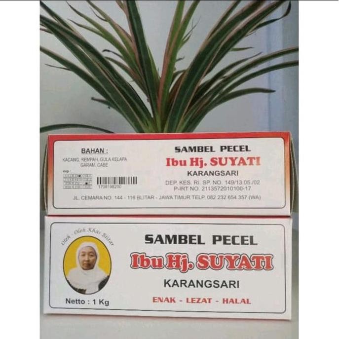 

Sambel Pecel Ibu Hj Suyati 1 kg
