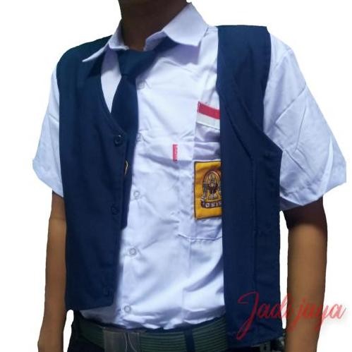 (Expert) Rompi Sekolah Anak SMP Warna Biru