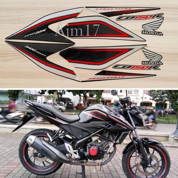 TERBARU STIKER STRIPING CB 150 R CB150R CB 150R 2016 HITAM