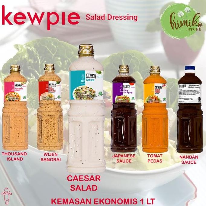 

Salad Dressing Kewpie Caesar Salad Saus Siram 1 Liter