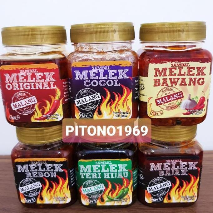 

Sambal MELEK aneka macam Khas Malang