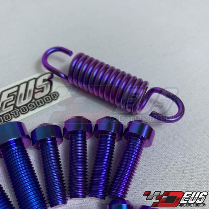 Baut Titanium Set Step Underbone BPRO Ninja R SS RR + Raiser UB BPRO