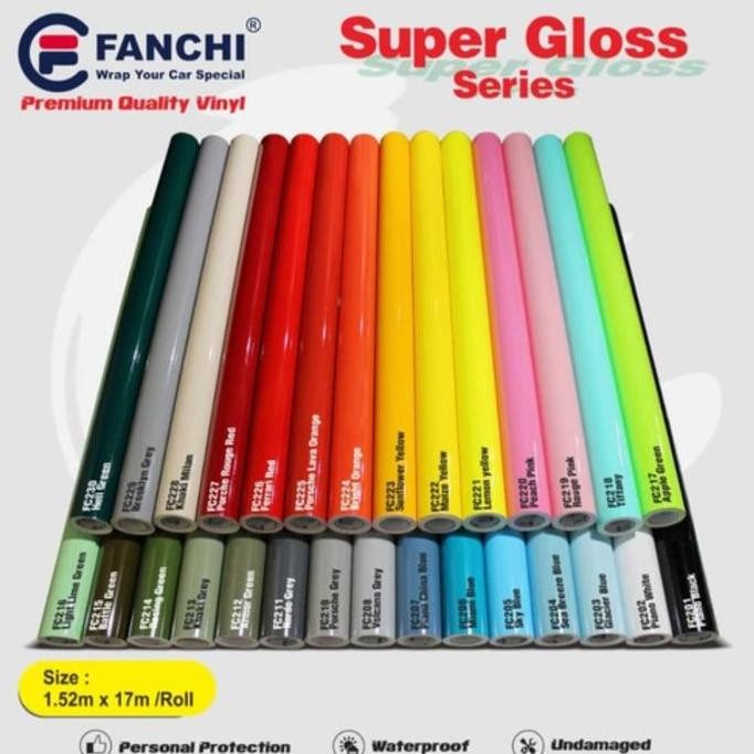 

ROLL STICKER FANCHI SUPER GLOSS GLOSSY SERIES PREMIUM 152CM ROLL