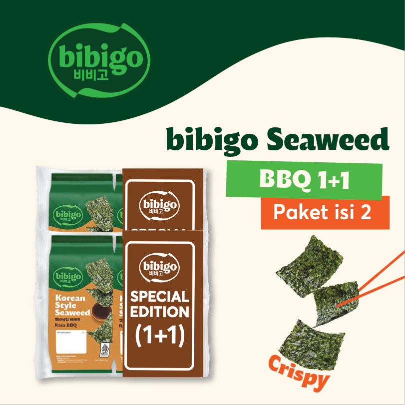 

Twinpack - bibigo Korean Style Seaweed BBQ 4 Gram (1+1)