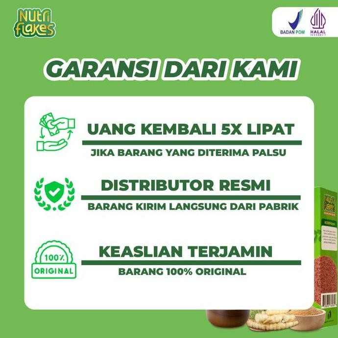 

Nutriflakes 1 Box - Sereal Umbi Garut Resmi Bpom Halal | Maag, Gerd, Granola Sehat Asli