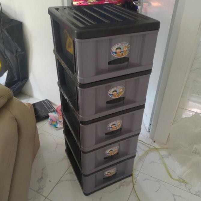 Laci Pakaian Susun 5 PUP Yoko Sonia Kualitas Shinpo Lemari Baju Murah