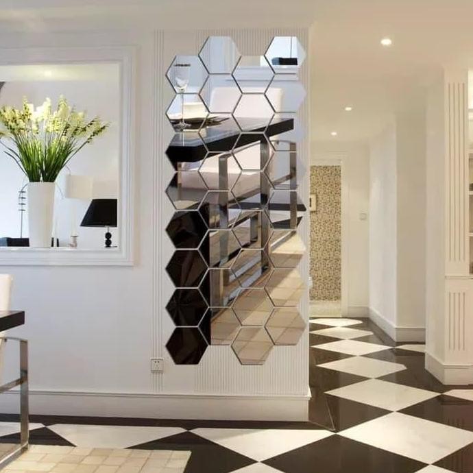 hiasan dinding/dekorasi dinding/hiasan rumah/hiasan kaca/cermin tempel