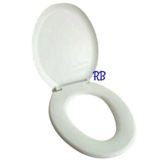 Tutup Closet Model Toto - Dudukan Toilet Warna Putih