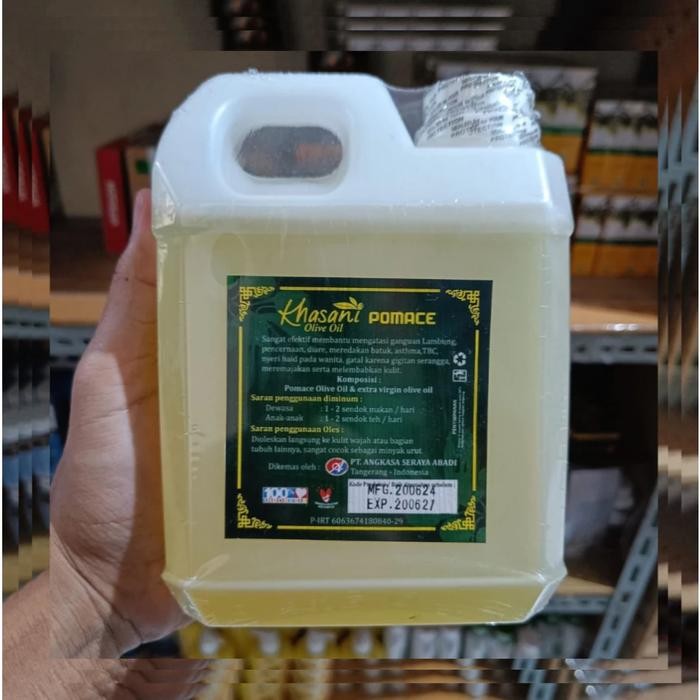 

Khasani Olive Oil Pomace 1 Liter Minyak Zaitun Untuk Salad Tambahan Mpasi Minyak Goreng Sehat