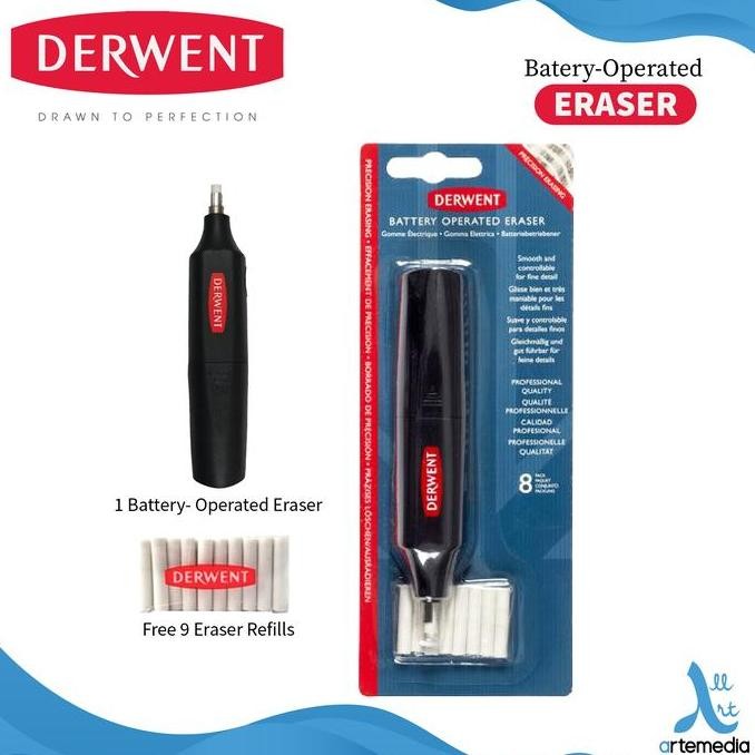 

Terbaru Penghapus Pensil Otomatis Derwent Battery Eraser + Refill Blister - Alat Gambar Sketsa