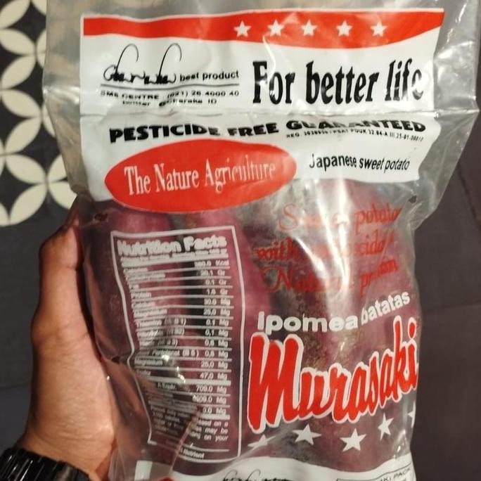 

Ubi Jepang Ungu Fresh 1 Pack - Sumber Karbohidrat Sehat & Alami Asli
