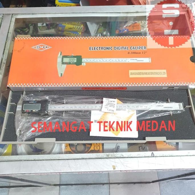 TERBARU - 12" SKETMAT VERNIER CALIPER JANGKA SORONG SIGMAT DIGITAL 12" 0 - 30cm