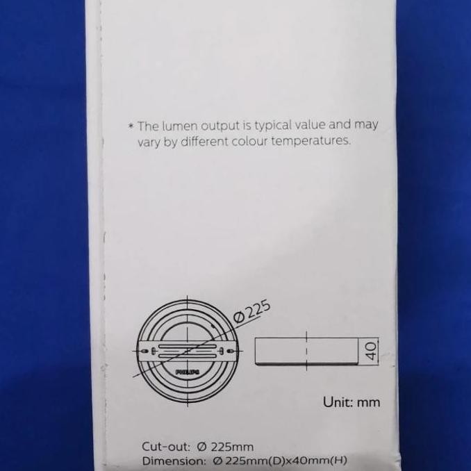 Lm Lampu Downlite/ Light Panel Ob/ Outbow Led 23W Philips Dn027C