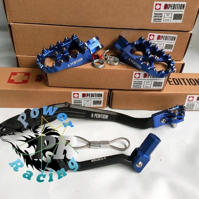 footstep crf 150 expedition set pedal rem expedition crf 150 set tuas operan gi crf 150 full cnc ped