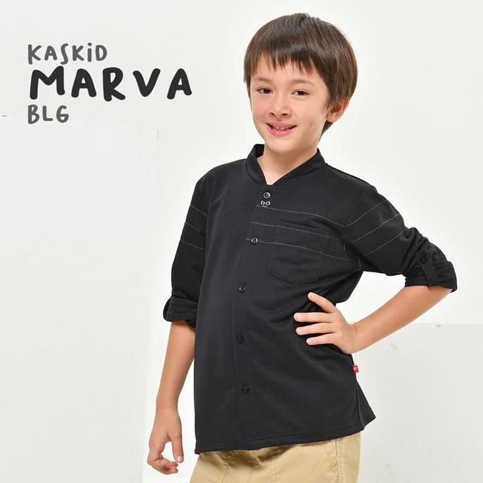 KIF Rabbani - Kaos Anak Laki-Laki Muslim Lengan Panjang Motif Simpel Marva Exclusive