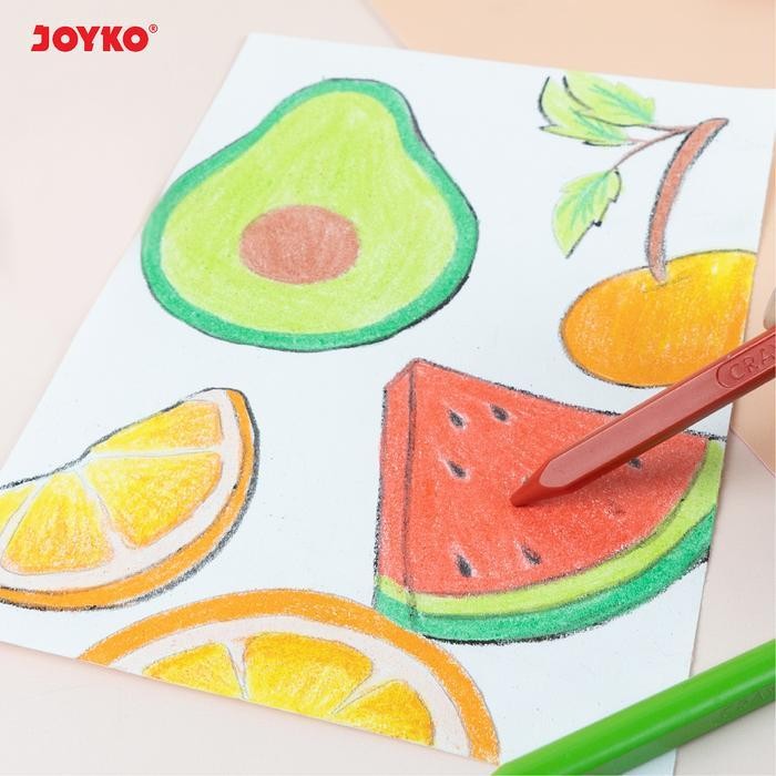 

WSS JOYKO Krayon Bersih Dapat Dihapus Clean Crayon Erasable