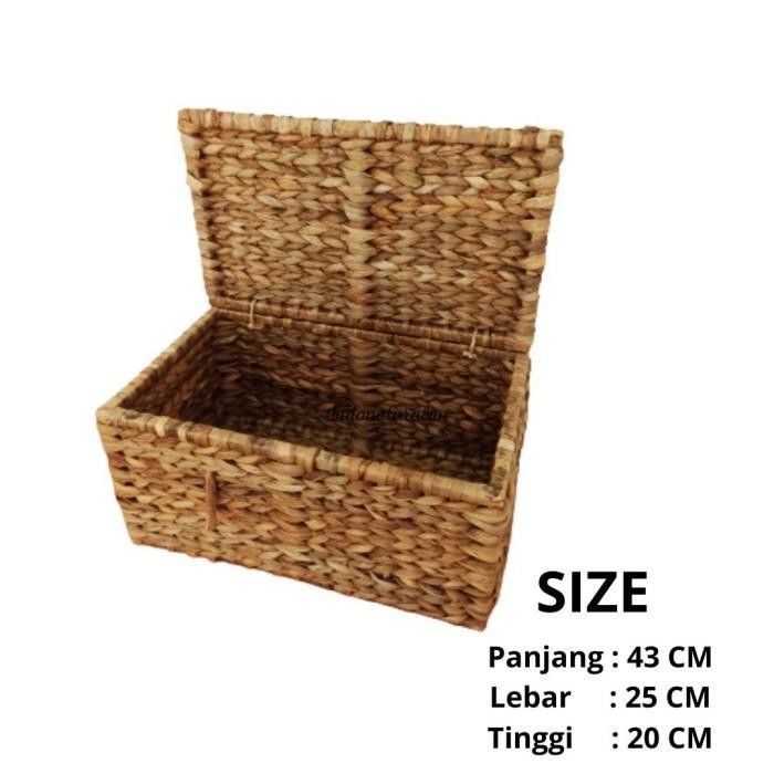 WSS kotak penyimpanan rangka kayu encenggondok / box peti / storage peti