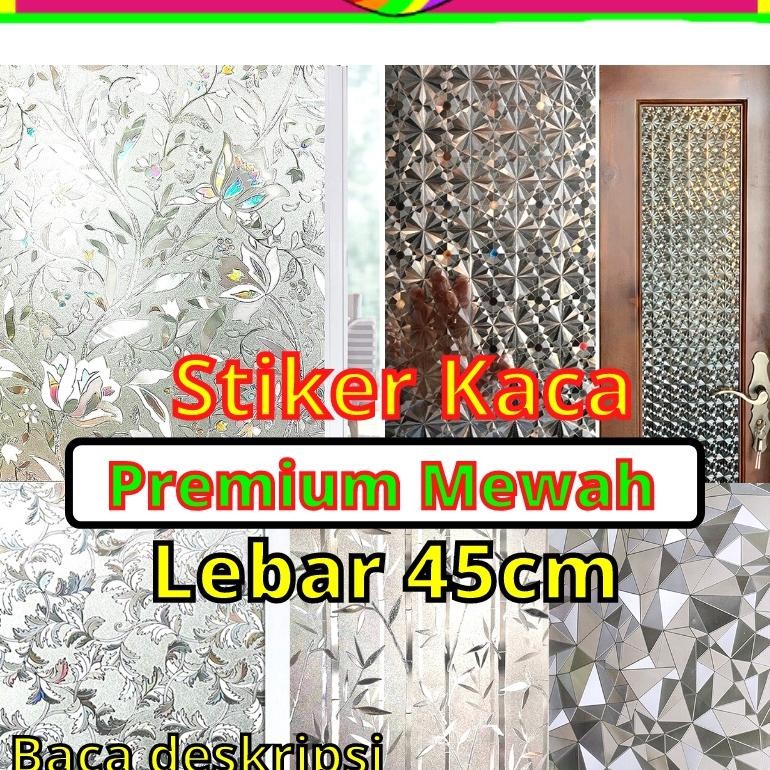 (Terbaru) STIKER KACA STICKER KACA HOLOGRAM KACA FILM KACA STICKER SETIKER WALLPAPER PINTU JENDELA K