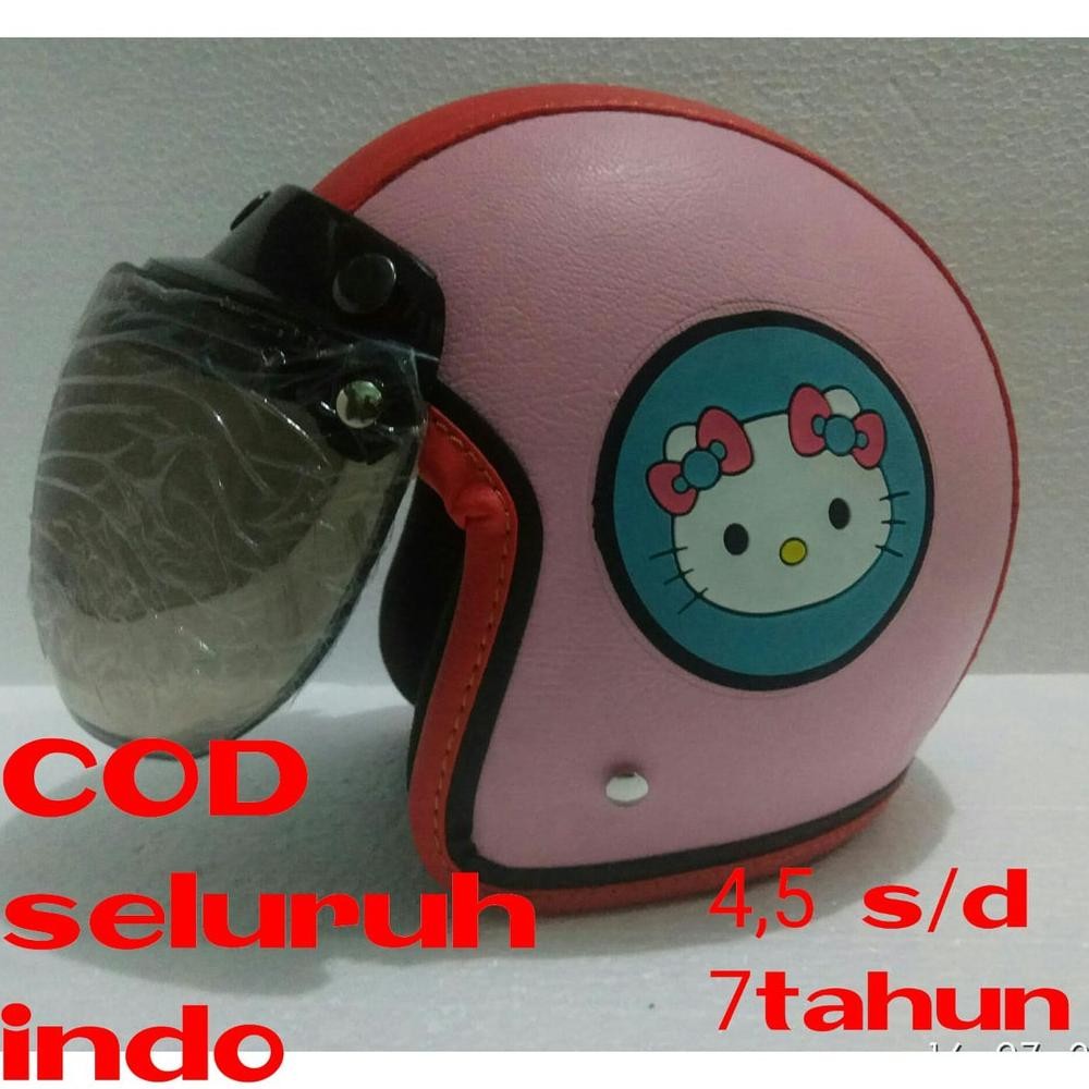 Helm Anak - Helm Bogo Anak - Helm Bogo Anak Cowok - Helm Bogo Anak Cewek - Random