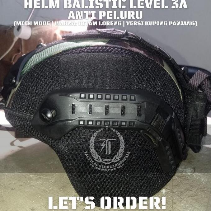 Helm Tactical Malvinas / Baja / Helm Balistic Level 3 A