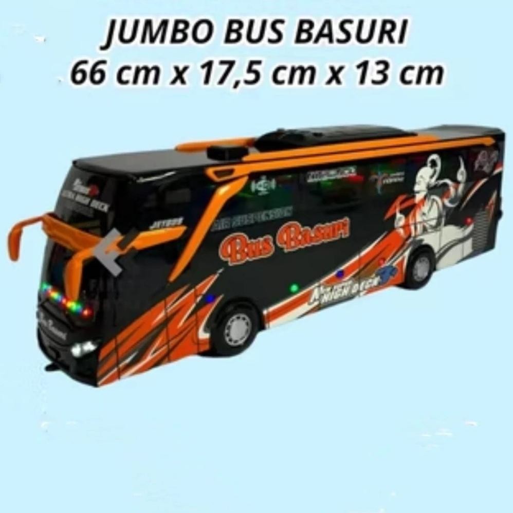By05 Mainan Anak Mobil Bus Basuri Jumbo / Mainan Miniatur Bus Oleng Basuri Viral Dt20 / Mainan Anak 