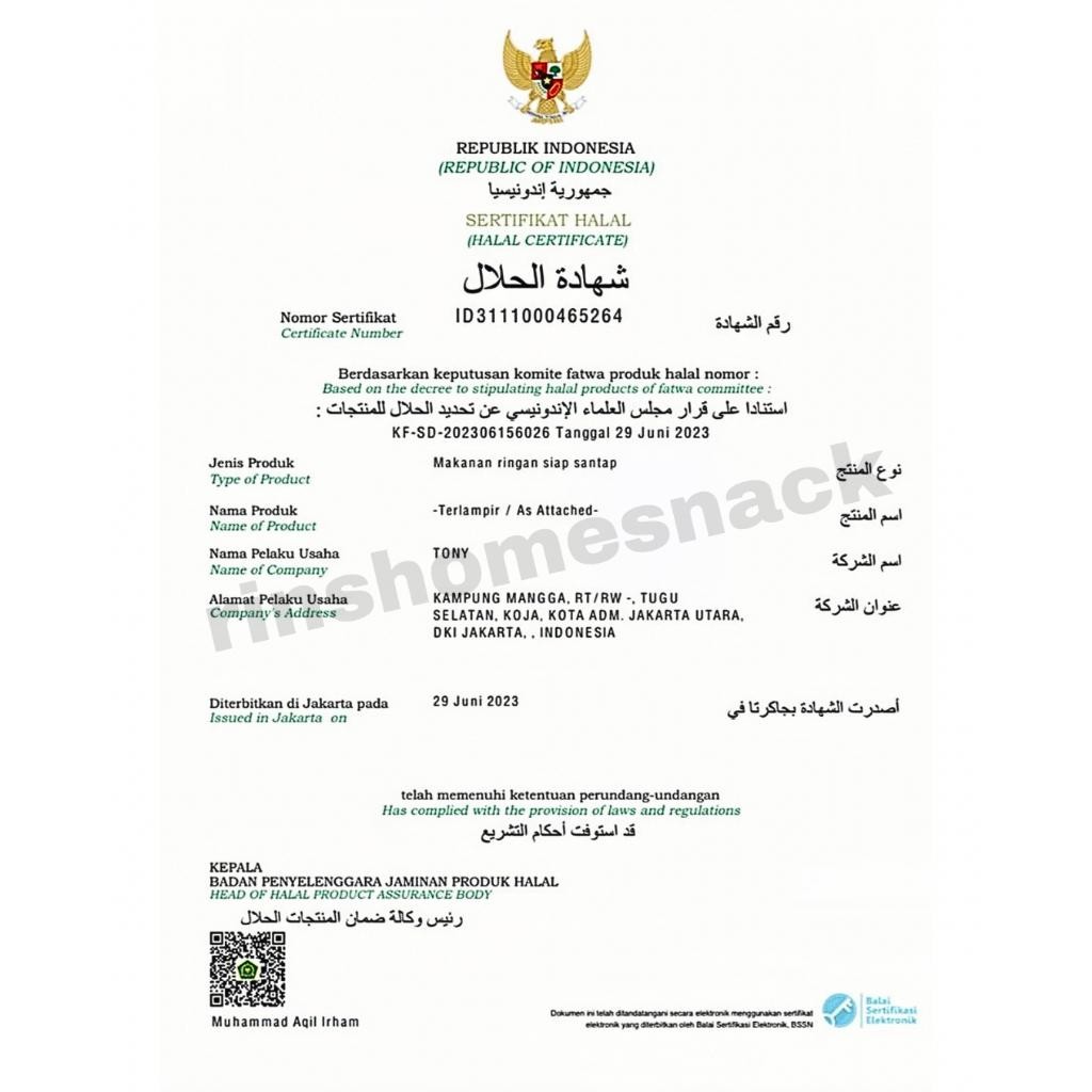 

Kripik Usus Pedas Daun Jeruk 250 Gr Terlaris Berkualitas