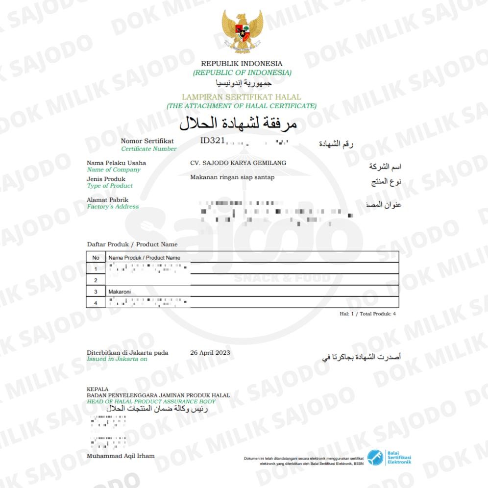 

Termurah (Buy 1 Get 1) Basreng Pedas 400 Gr Gratis Basreng Ori 400 Gr Sajodo Snack & Food Cemilan Makanan Vb-8