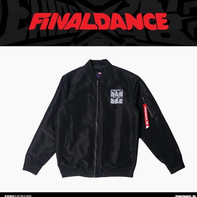 Erigo Bomber Last Dance Generik Black - Jaket Bomber Unisex