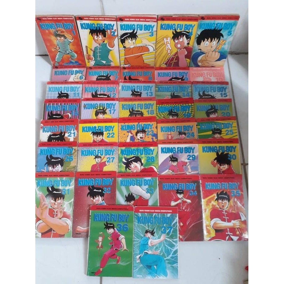 Kungfu Boy seri lama vol 1-37 lengkap kolpri bagus banget