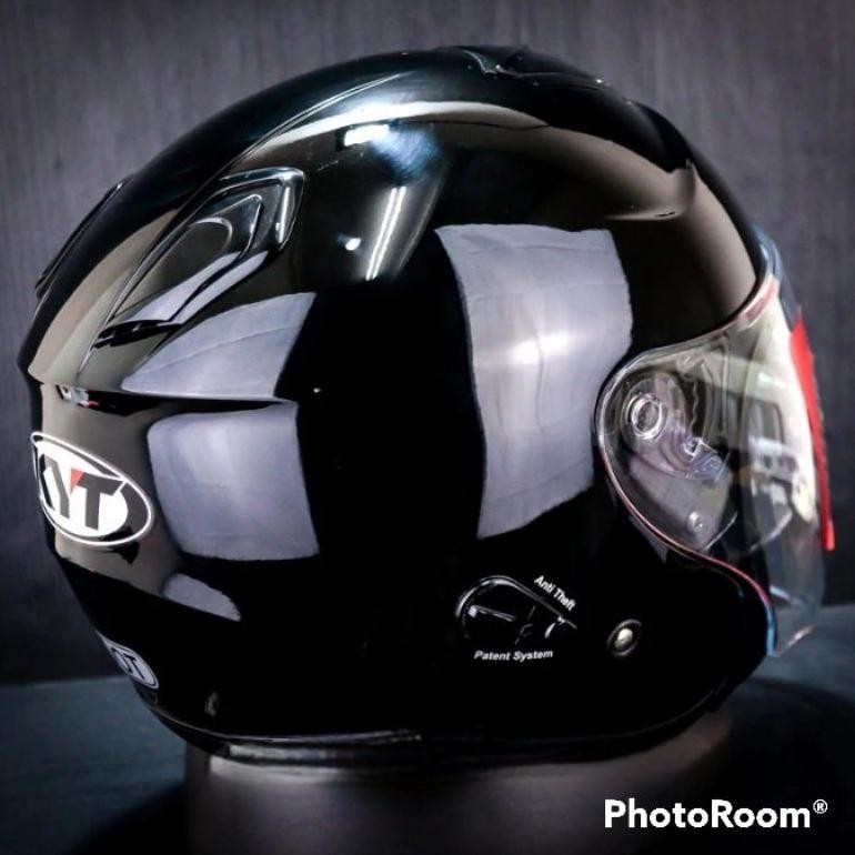 Helm Kyt Kiyoto Original 100% / Helm Kyt Kyoto Ori Black