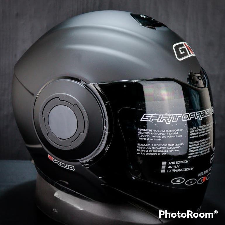 Helm Gm Evoq Terbaru Helm Gm Evouq Black Glosy