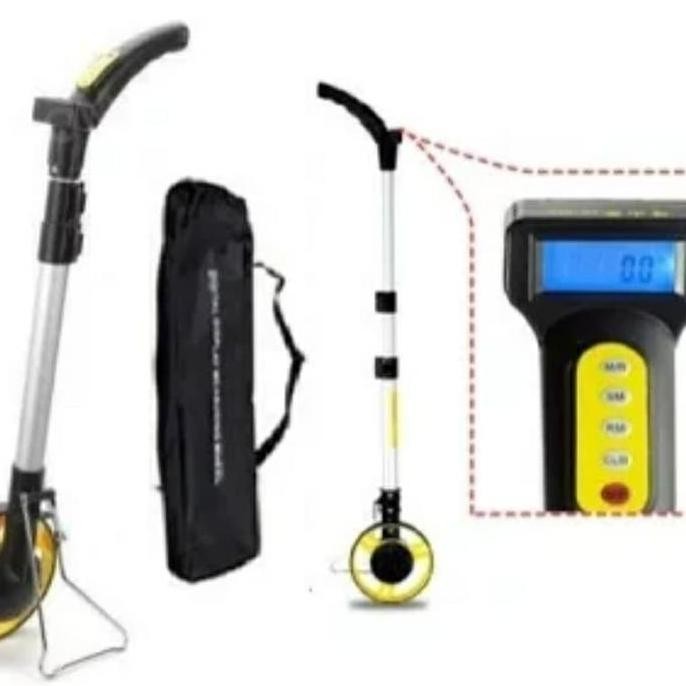 Berkualitas Measuring Wheel Digital Qldz01 Meteran Roda Meteran Dorong Digital