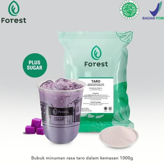 

Baru Forest Bubuk Minuman Taro Plus Gula 1Kg - Powder Drink Rasa Talas Untuk Ice Blend
