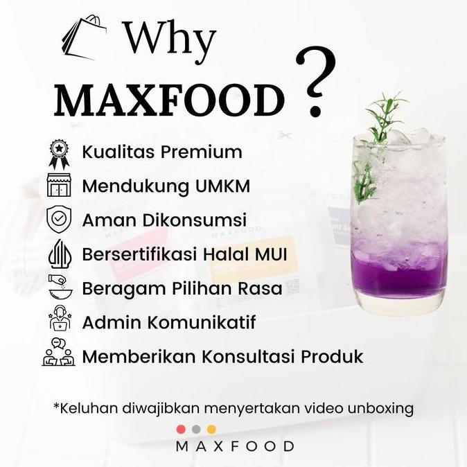 

Baru Maxfood Bubuk Minuman Lychee Tea 500Gr - Serbuk Teh Rasa Leci Premium Kekinian