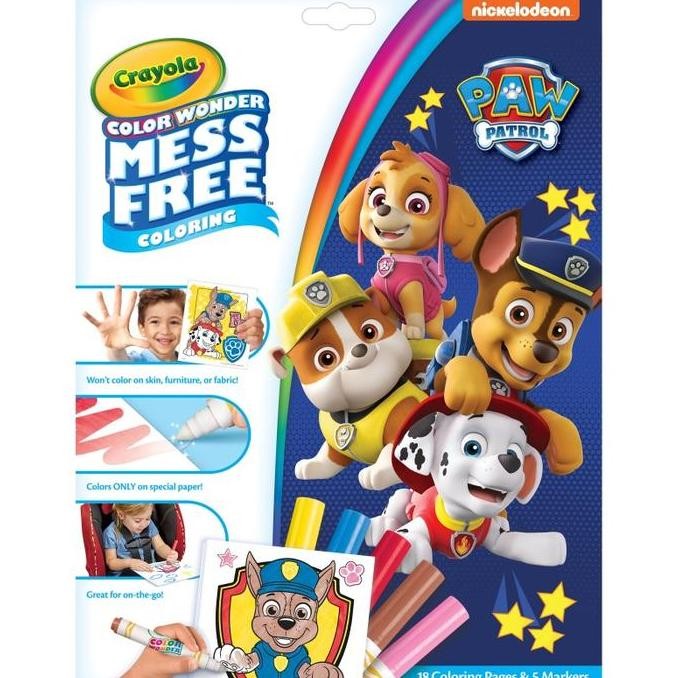 

CRAYOLA SET PAW PATROL FOLDALOPE 18PK 757007