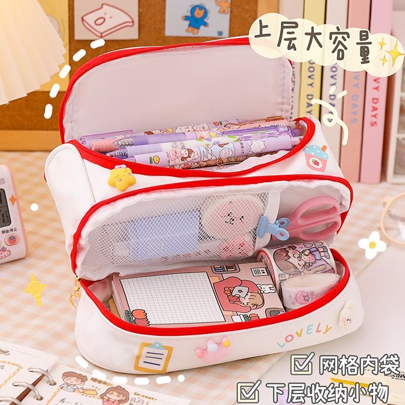 

Ready_Stock_Cod Kotak Pensil Anak 2 Tingkat Motif Karakter Lucu / Tempat Pensil Anak Sekolah At43